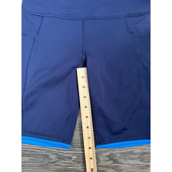 COTOPAXI Mari Bike Short / Navy Blue High-Waisted Athletic Performance Shorts M - Picture 2 of 8